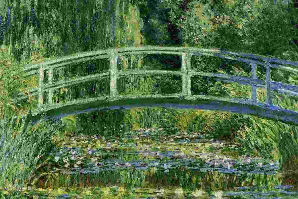 Ninfee e Ponte Giapponese, quadro di Monet