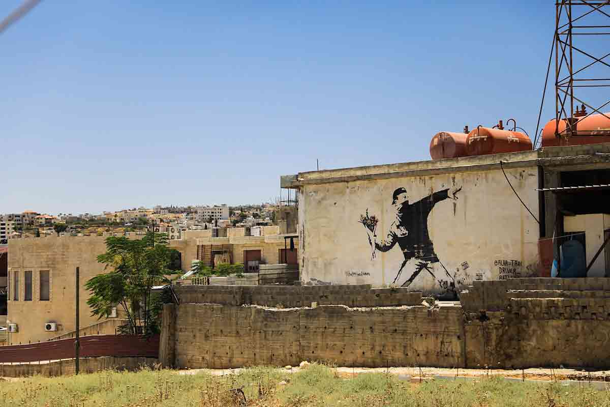 banksy in palestina