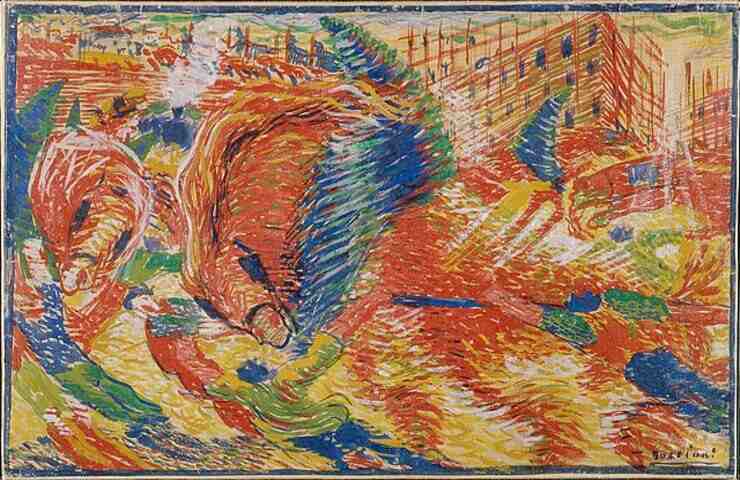 Città che sale di Boccioni