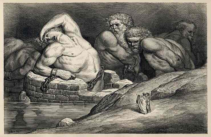 Illustrazione dell'Inferno dantesco di Gustave Doré
