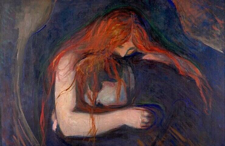 Il vampiro, Edvard Munch