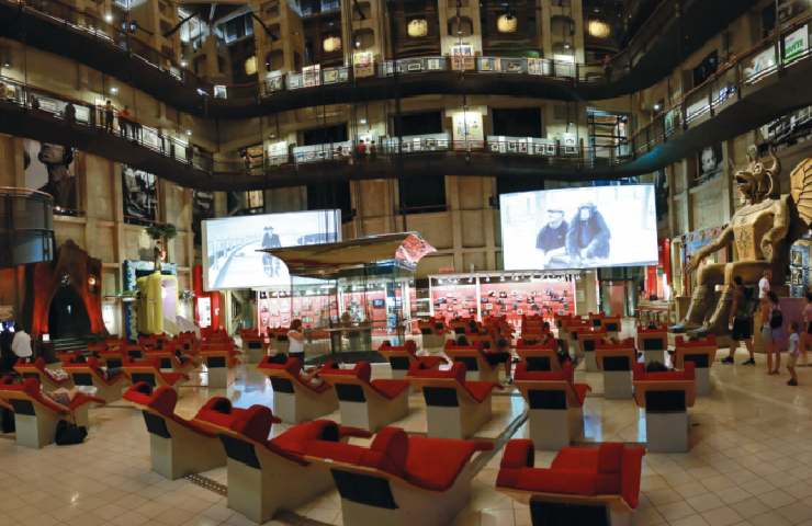 Interno del Museo del Cinema di Torino